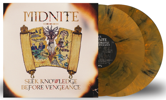MIDNITE - Seek Knowledge Before Vengeance (Double LP) Limited Deluxe Edition - Fire Marbled Vinyl
